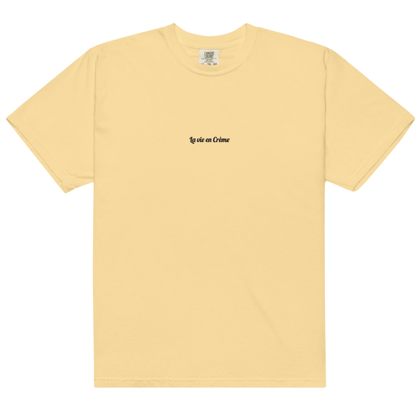 CPG "la vie en creme" garment-dyed heavyweight t-shirt