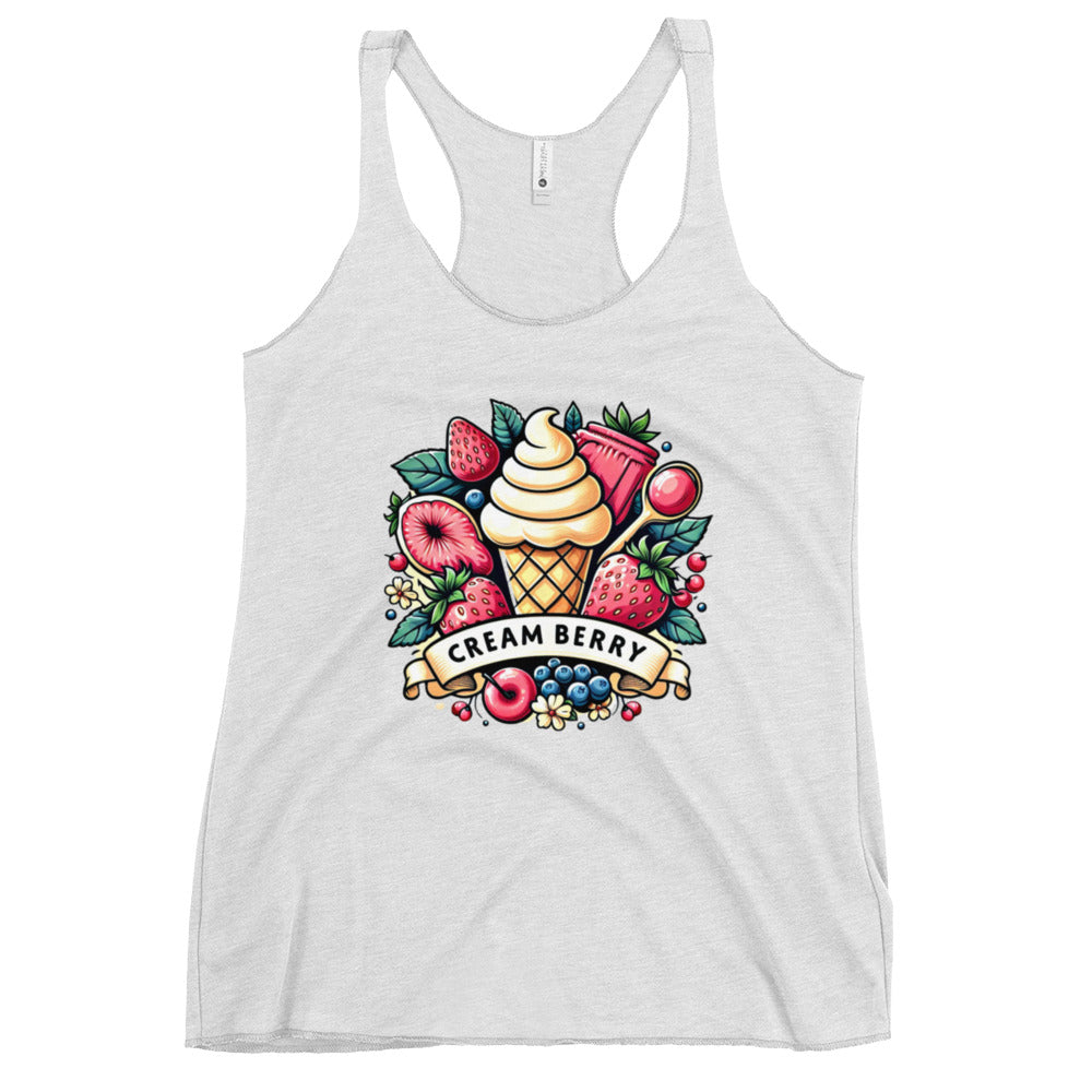 Women's CPG "Cream Berry" Racerback Tank Top