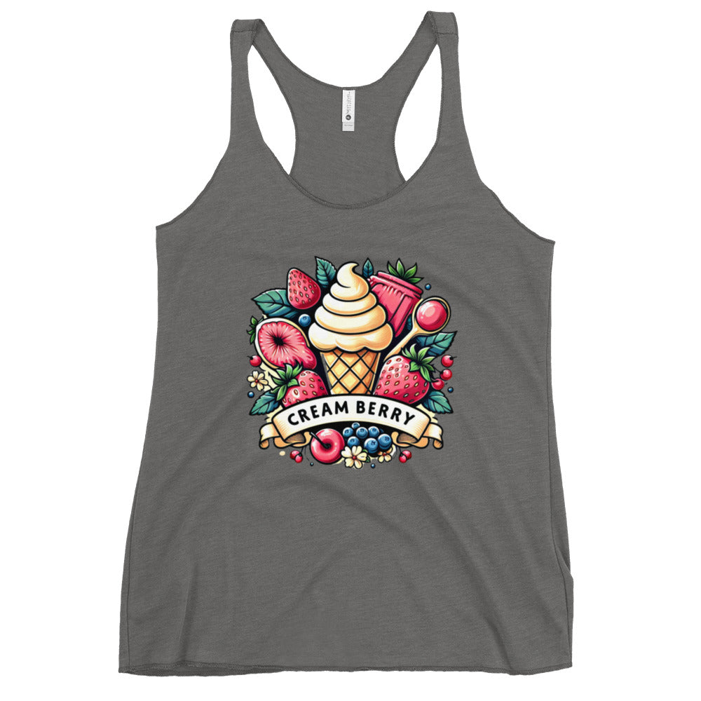 Women's CPG "Cream Berry" Racerback Tank Top