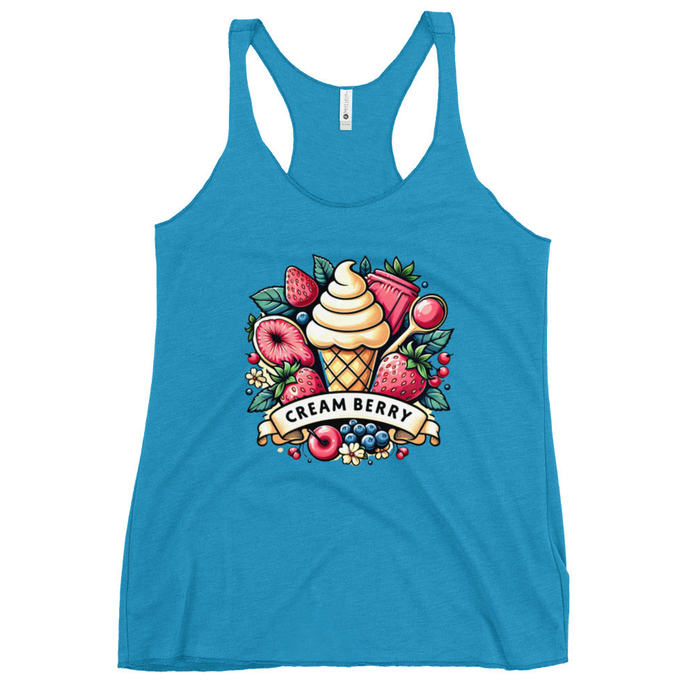 Women's CPG "Cream Berry" Racerback Tank Top